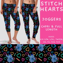Load image into Gallery viewer, Ready to Ship - Stitch Hearts - Joggers

