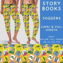 Load image into Gallery viewer, Ready To Ship - Story Books - Full Length Joggers TC - Capri Joggers TC2
