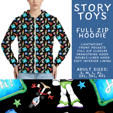 Load image into Gallery viewer, Batch #561 - June Request Run - Closes 7/27 - ETA late Sept - Story Toys Full Zip Hoodie
