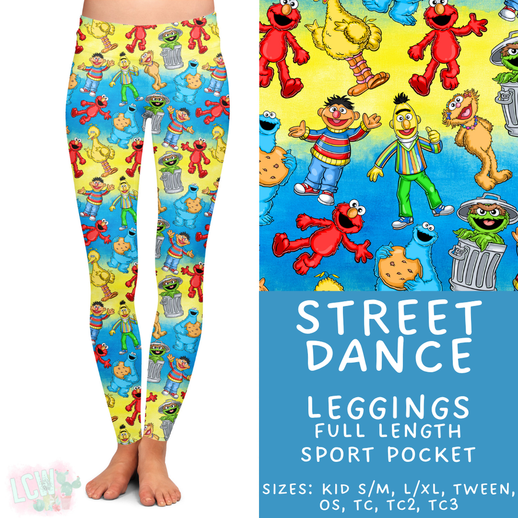 Batch #456 - Storybook Collection 4 - Closes 11/28 - ETA late Jan - Street Dance Full Length Leggings
