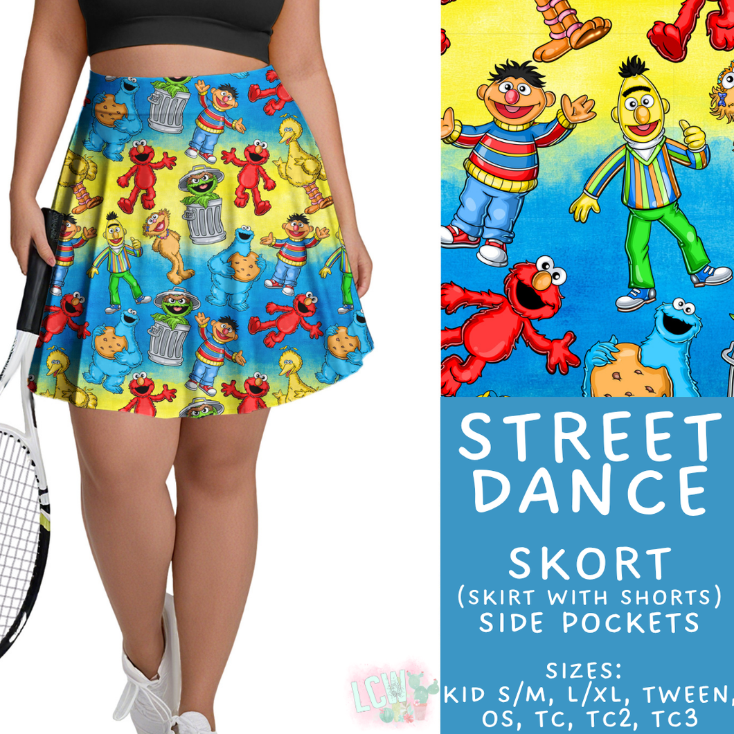 Batch #456 - Storybook Collection 4 - Closes 11/28 - ETA late Jan - Street Dance Skort