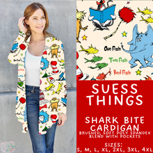 Load image into Gallery viewer, Batch #456 - Storybook Collection 4 - Closes 11/28 - ETA late Jan - Suess Things Cardigan
