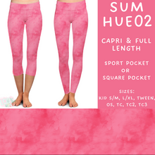 Load image into Gallery viewer, Batch #537 - Summer Hues - Closes 6/1 - ETA early Auguste - Sum Hues02 Full and Capri Length Leggings
