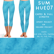 Load image into Gallery viewer, Batch #537 - Summer Hues - Closes 6/1 - ETA early Auguste - Sum Hues07 Full and Capri Length Leggings
