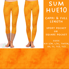 Load image into Gallery viewer, Batch #537 - Summer Hues - Closes 6/1 - ETA early Auguste - Sum Hues10 Full and Capri Length Leggings
