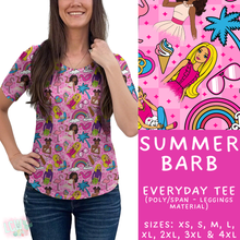 Load image into Gallery viewer, Batch #339 - Character Summer - Closes 5/15 - ETA mid July - Summer Barb Everyday Tee
