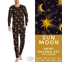 Load image into Gallery viewer, Batch #587 - Family Pajamas 2 - Closes 9/18 - ETA mid Nov - Sun Moon Men's Pajama Set

