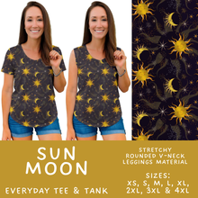 Load image into Gallery viewer, Batch #592 -  Fun Run 27 - Closes 9/30 - ETA late Nov - Sun Moon Everyday Tank &amp; Tee
