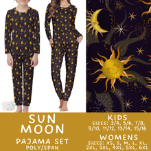 Load image into Gallery viewer, Batch #587 - Family Pajamas 2 - Closes 9/18 - ETA mid Nov - Sun Moon Women's &amp; Kid's Pajama Sets
