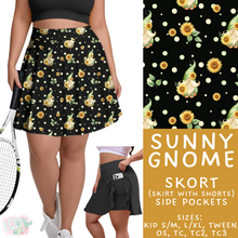 Load image into Gallery viewer, Batch #411 - July Request Run - Closes 9/11 - ETA late October - Sunny Gnome Skort
