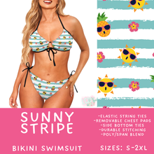 Load image into Gallery viewer, Batch #543 - Pool Party 2 - Closes 6/15 - ETA early/mid August - Sunny Stripe Women's 2 Piece Bikini
