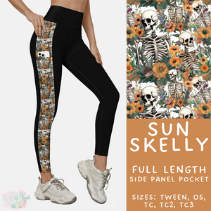Ready to Ship - Sun Skelly Side Panel Pocket Leggings - TC