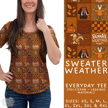 Load image into Gallery viewer, Batch #409 - Character Fall 2 - Closes 9/8 - ETA late October - Sweater Weather Everyday Tee
