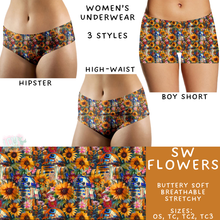 Load image into Gallery viewer, Ready to Ship - SW Flowers Women&#39;s Underwear - Boy Short
