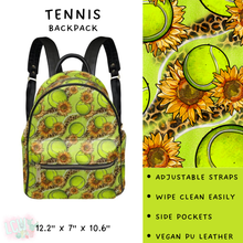 Load image into Gallery viewer, Batch #309 - Card Holders &amp; Mini Backpacks - Closing 3/24 - ETA late May - Tennis Mini Backpack
