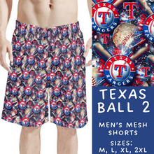 Load image into Gallery viewer, Batch #310 - Men&#39;s Baseball Shorts - Closes 3/26 - ETA mid/late May - Texas Ball 2 Men&#39;s Shorts
