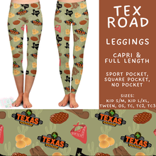 Load image into Gallery viewer, Batch #607 - Fun Run 28 - Closes 11/2 - ETA early Jan - Tex Road Full and Capri Length Leggings
