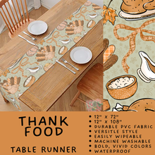 Load image into Gallery viewer, Batch #588 - Table Runners - Closes 9/21 - ETA early/mid Nov - Thank Food Table Runner

