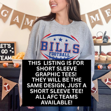 NFL AFC Football Teams Graphic Tees