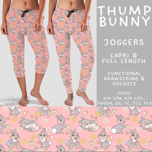 Load image into Gallery viewer, Batch #585 - Magical Faves 24 - Closes 9/14 - ETA mid Nov - Thump Bunny Full and Capri Length Joggers
