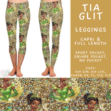 Load image into Gallery viewer, Batch #557 - Princess Glitter - Closes 7/17 - ETA mid Sept - Tia Glit Full and Capri Length Leggings
