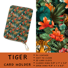 Load image into Gallery viewer, Batch #309 - Card Holders &amp; Mini Backpacks - Closing 3/24 - ETA late May - Tiger Card Holder
