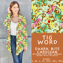 Load image into Gallery viewer, Batch #608 - Magic in Words - Closes 11/4 - ETA early Jan - Tig Word Cardigan
