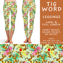 Load image into Gallery viewer, Batch #608 - Magic in Words - Closes 11/4 - ETA early Jan - Tig Word Full and Capri Length Leggings
