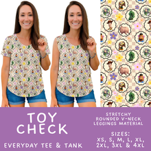 Load image into Gallery viewer, Batch #585 - Magical Faves 24 - Closes 9/14 - ETA mid Nov - Toy Check Everyday Tank &amp; Tee

