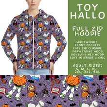 Load image into Gallery viewer, Batch #567 - Magical Character Halloween - Closes 8/10 - ETA early Oct - Toy Hallo Full Zip Hoodie
