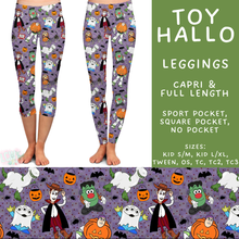 Load image into Gallery viewer, Batch #567 - Magical Character Halloween - Closes 8/10 - ETA early Oct - Toy Hallo Full and Capri Length Leggings
