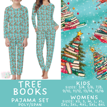 Load image into Gallery viewer, Batch #584 - Christmas Family Pajamas - Closes 9/11 - ETA mid Nov - Tree Books Womens &amp; Kids Pajama Set

