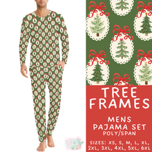 Load image into Gallery viewer, Batch #584 - Christmas Family Pajamas - Closes 9/11 - ETA mid Nov - Tree Frames Men's Pajama Set

