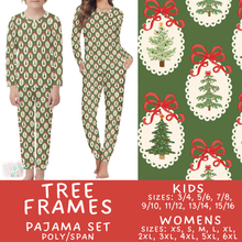 Load image into Gallery viewer, Batch #584 - Christmas Family Pajamas - Closes 9/11 - ETA mid Nov - Tree Frames Womens &amp; Kids Pajama Set
