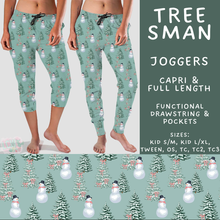 Load image into Gallery viewer, Batch #600 - Jingle all the Way 2 - Closes 10/19 - ETA early/mid Dec - Tree Sman Full and Capri Length Joggers
