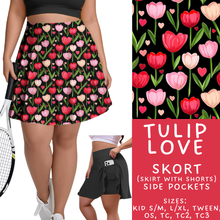 Load image into Gallery viewer, Batch #453 - Love Day 2 - Closes 11/24 - ETA mid Jan - Tulip Love Skort
