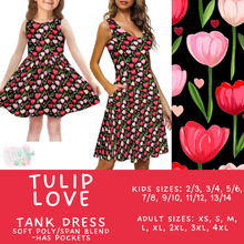 Load image into Gallery viewer, Batch #452 - Mom &amp; Me Love - Closes 11/21 - ETA early Jan - Tulip Love Women&#39;s &amp; Girl&#39;s Tank Dress
