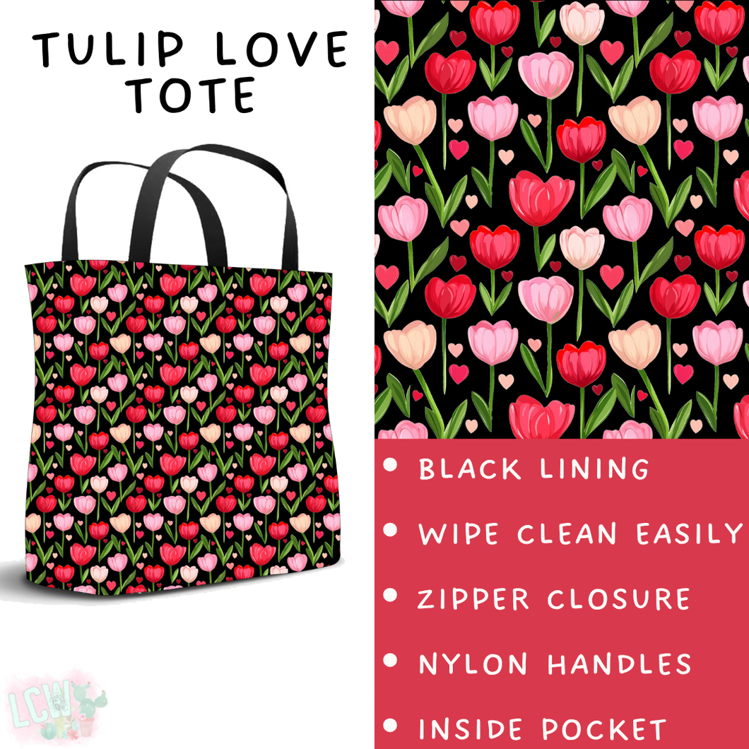 Batch #453 - Love Day 2 - Closes 11/24 - ETA mid Jan - Tulip Love Tote