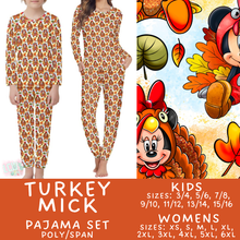 Load image into Gallery viewer, Batch #580 - Fall Family Pajamas 2 - Closes 9/4 - ETA early Nov - Turkey Mick Women's &amp; Kid's Pajama Set
