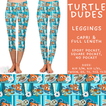 Load image into Gallery viewer, Batch #541 - Magical Faves 21 - Closes 6/10 - ETA mid August - Turtle Dudes Full and Capri Length Leggings
