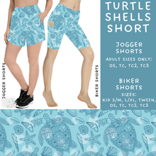 Load image into Gallery viewer, Batch #307 - Sea Life - Closes 3/20 - ETA mid May - Turtle Shells Biker &amp; Jogger Shorts
