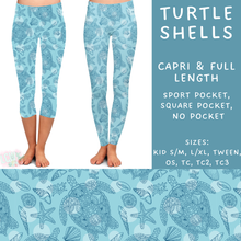 Load image into Gallery viewer, Batch #307 - Sea Life - Closes 3/20 - ETA mid May - Turtle Shells Full and Capri Length Leggings
