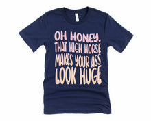 Load image into Gallery viewer, Wholesale That High Horse Graphic Tee - Navy
