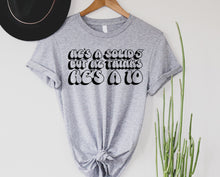 Load image into Gallery viewer, Wholesale Thinks He's a 10 Graphic Tee - Grey
