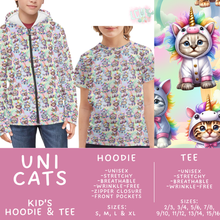 Load image into Gallery viewer, Batch #563 - Made for Play Collection - Closes 7/31 - ETA late Sept - Unicats Kid's Unisex Hoodie &amp; Tee
