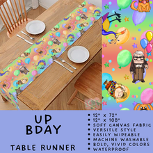 Load image into Gallery viewer, Batch #602 - Table Runners &amp; Placemats - Closes 10/23 - ETA mid Dec - Up Bday Table Runner
