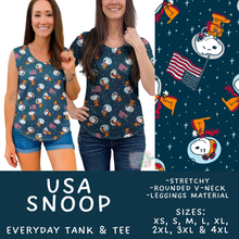 Load image into Gallery viewer, Batch #550 - Fun Run 24 - Closes 7/1 - ETA early Sept - USA Snoop Everyday Tank &amp; Tee
