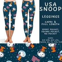 Load image into Gallery viewer, Batch #550 - Fun Run 24 - Closes 7/1 - ETA early Sept - USA Snoop Full and Capri Length Leggings
