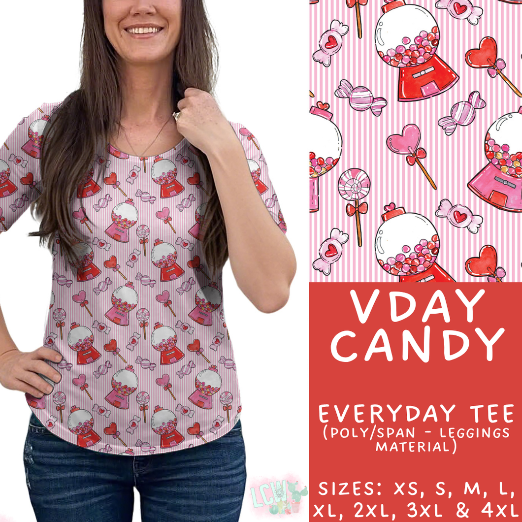 Batch #453 - Love Day 2 - Closes 11/24 - ETA mid Jan - VDay Candy Everyday Tee