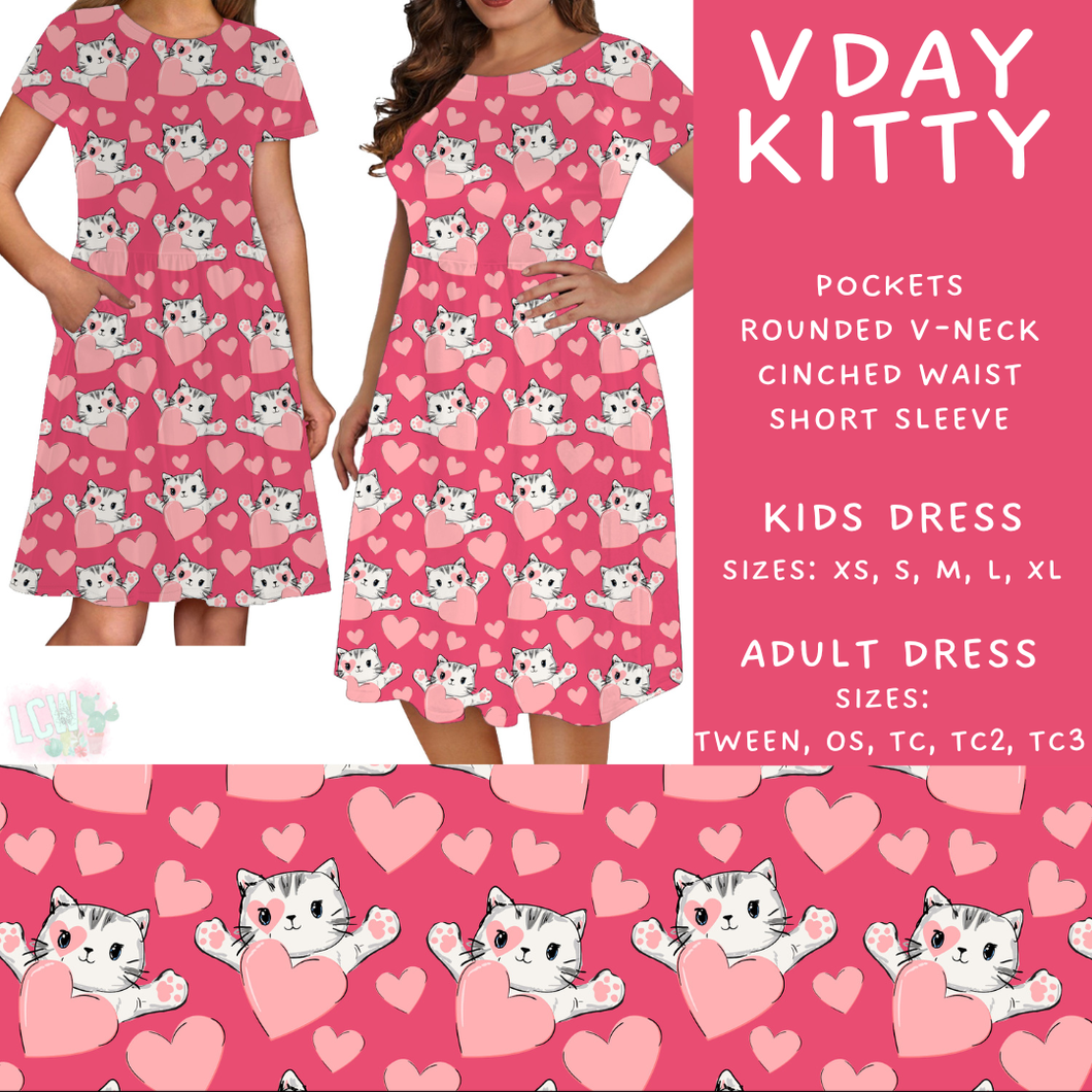 Batch #452 - Mom & Me Love - Closes 11/21 - ETA early Jan - Vday Kitty Womens & Girls Dresses